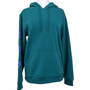 Brooklyn Cloth MFG Co. One World Green Pullover Hoodie Sweatshirt Medium New